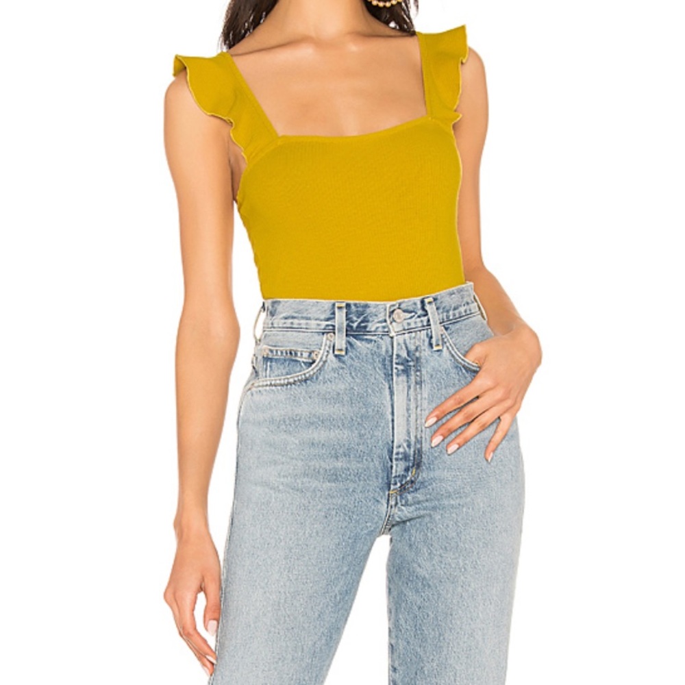 Privacy Please Cleo Ruffle Bodysuit XS